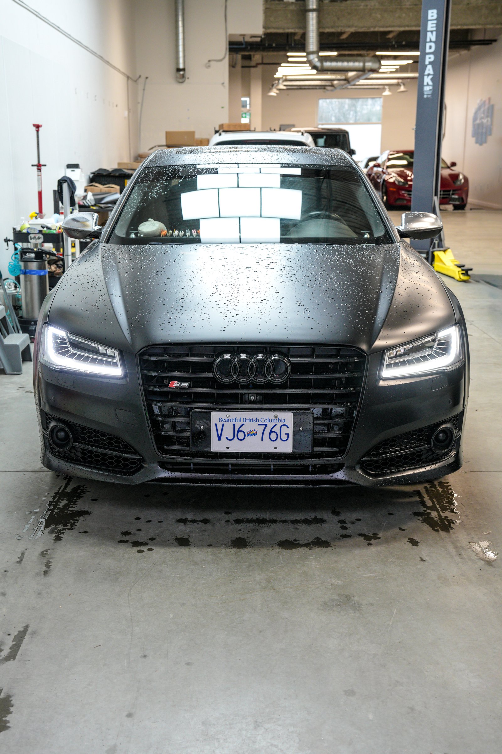 Audi S8 — Satin Black Color Change
