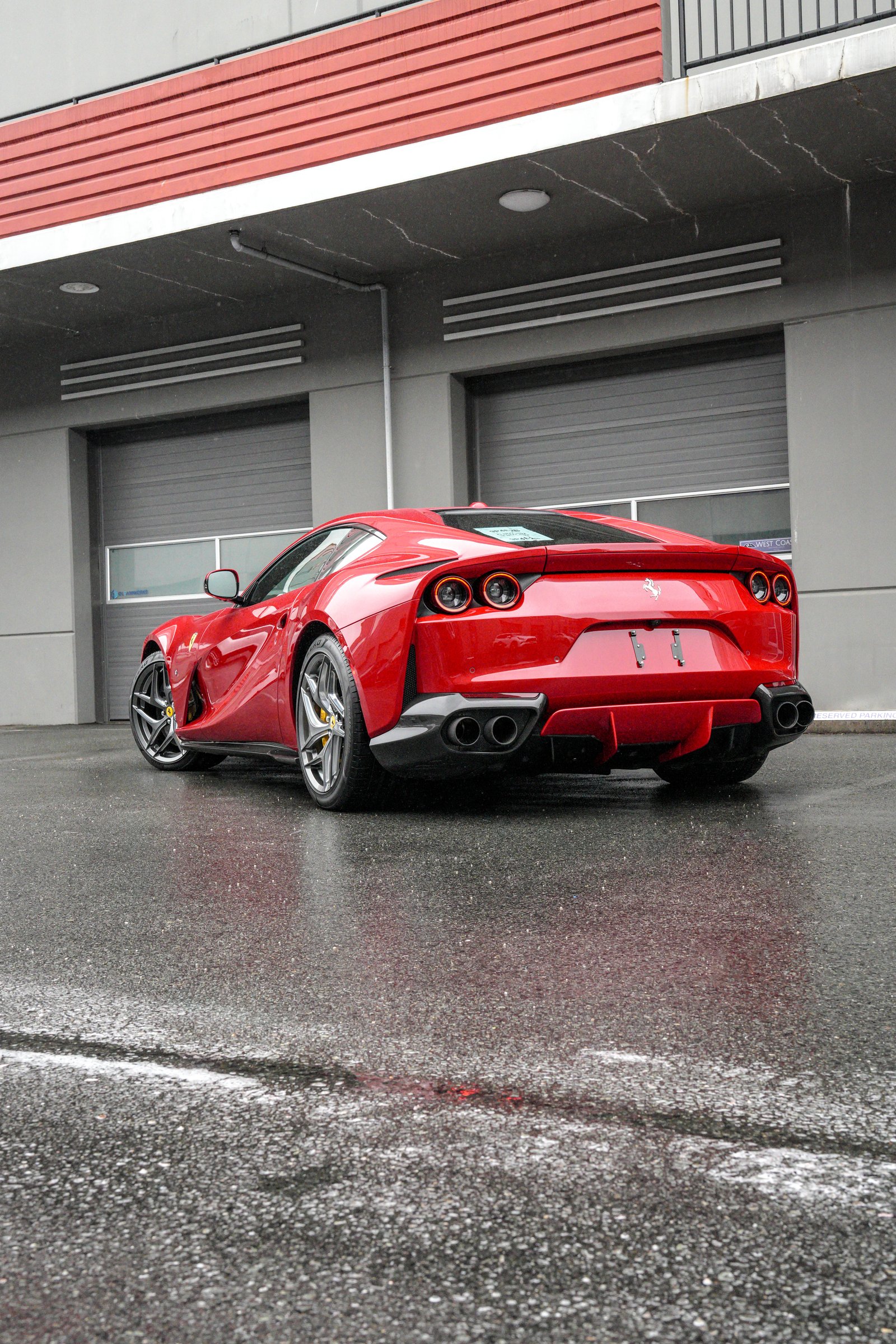 Ferrari 812 — Red PPF Protection