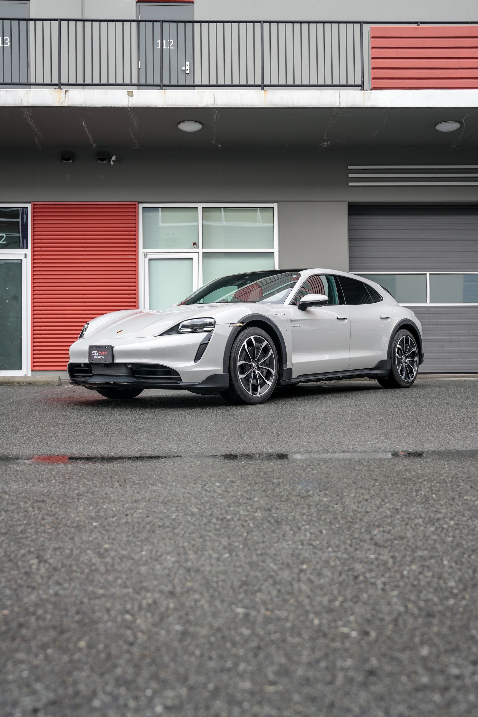 Porsche Taycan — Chalk Grey Color Change