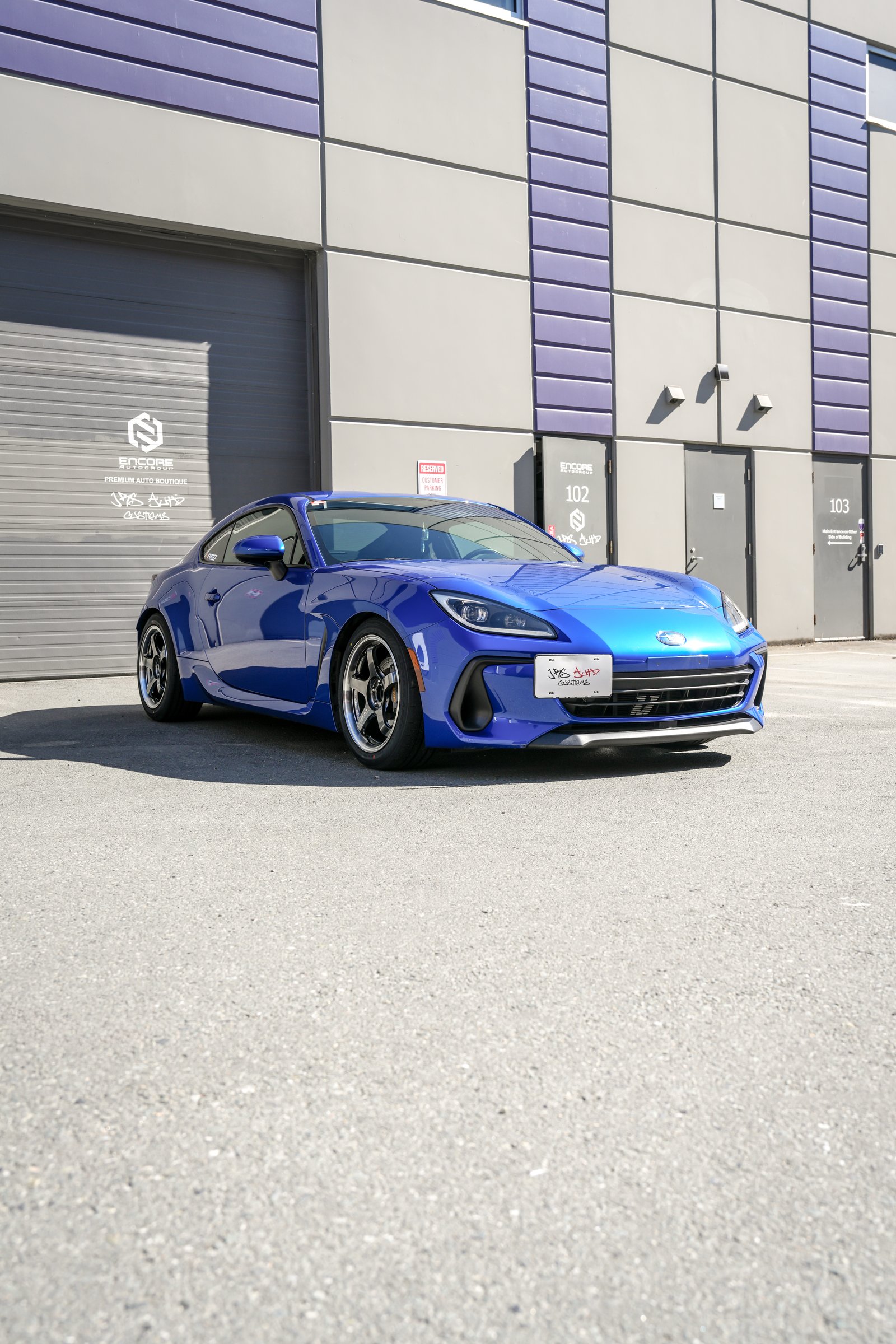 Subaru BRZ — Blue Paint Protection Film