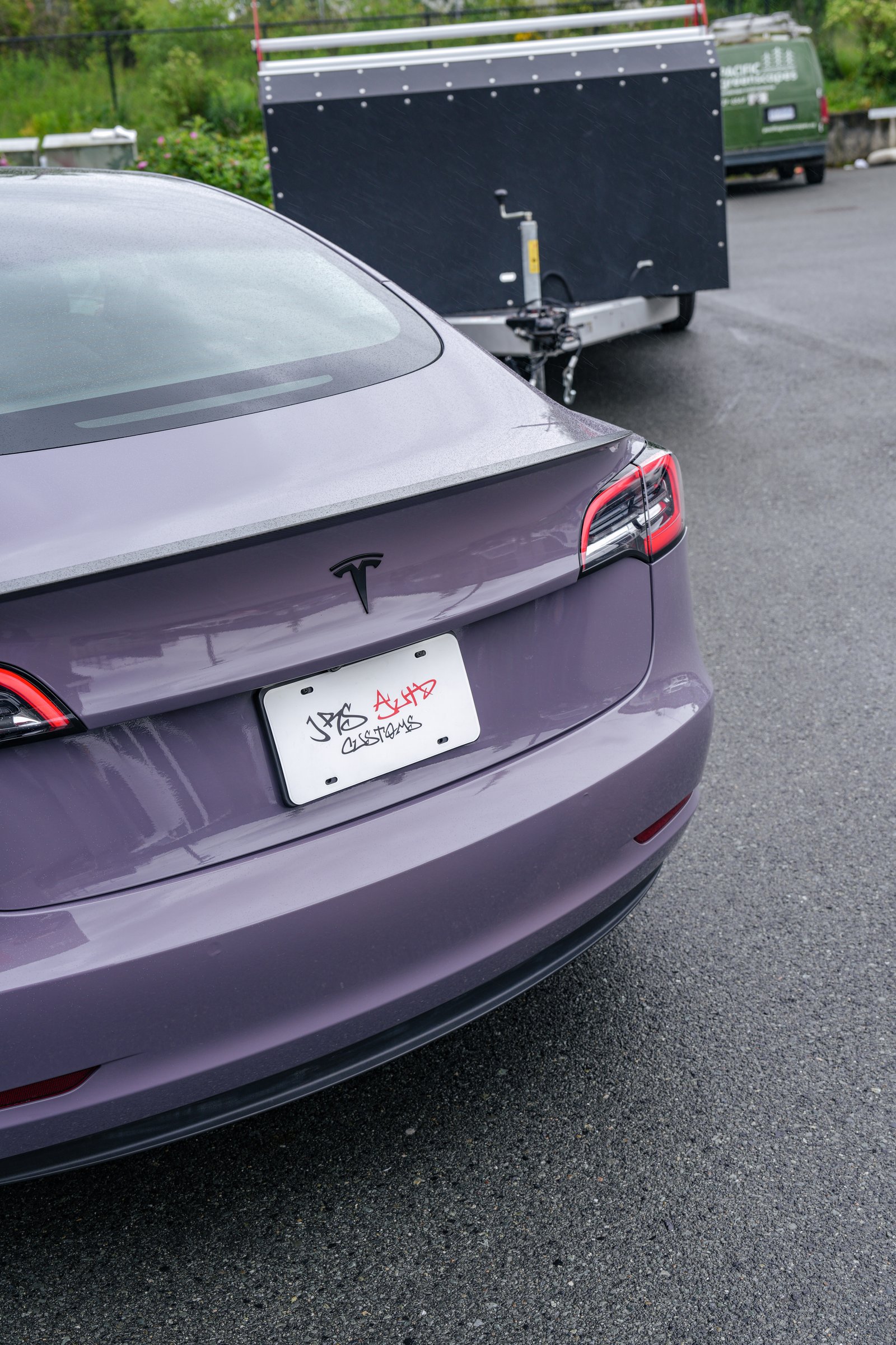 特斯拉Model 3 — 普罗旺斯紫改色