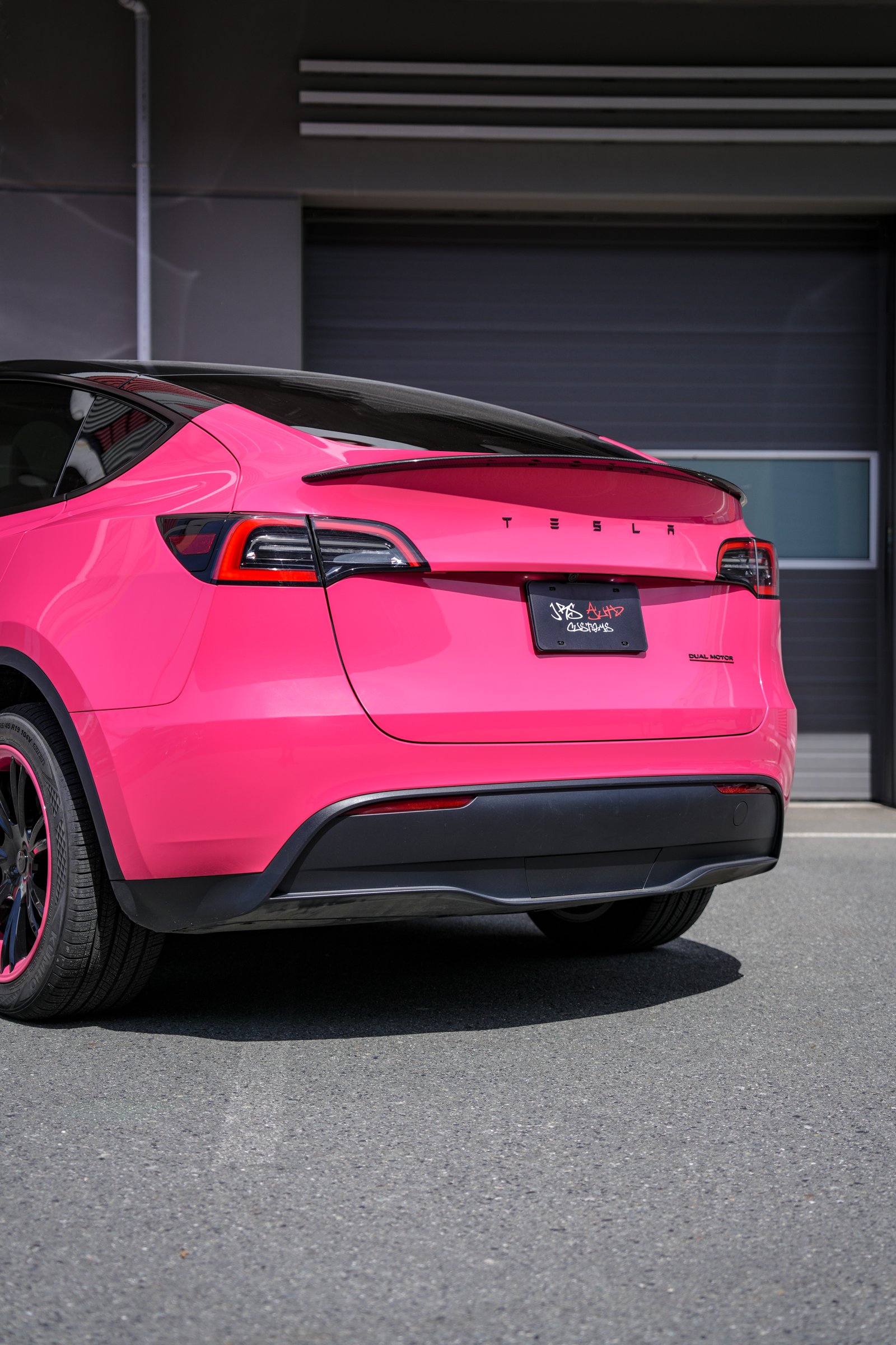 Tesla Model Y — Beetroot Purple Color Change