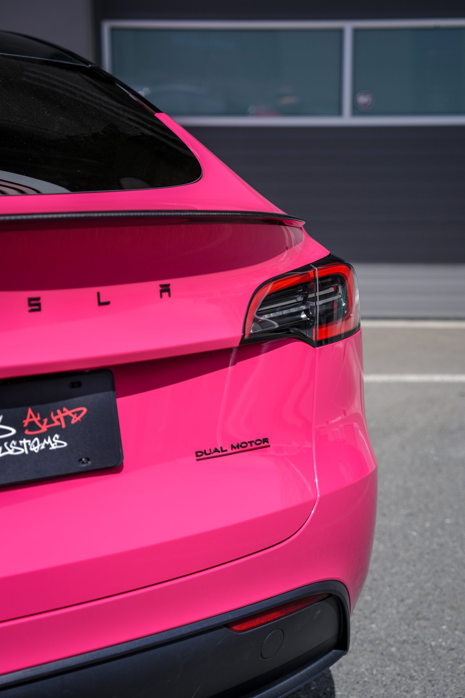 Tesla Model Y — Beetroot Purple Color Change
