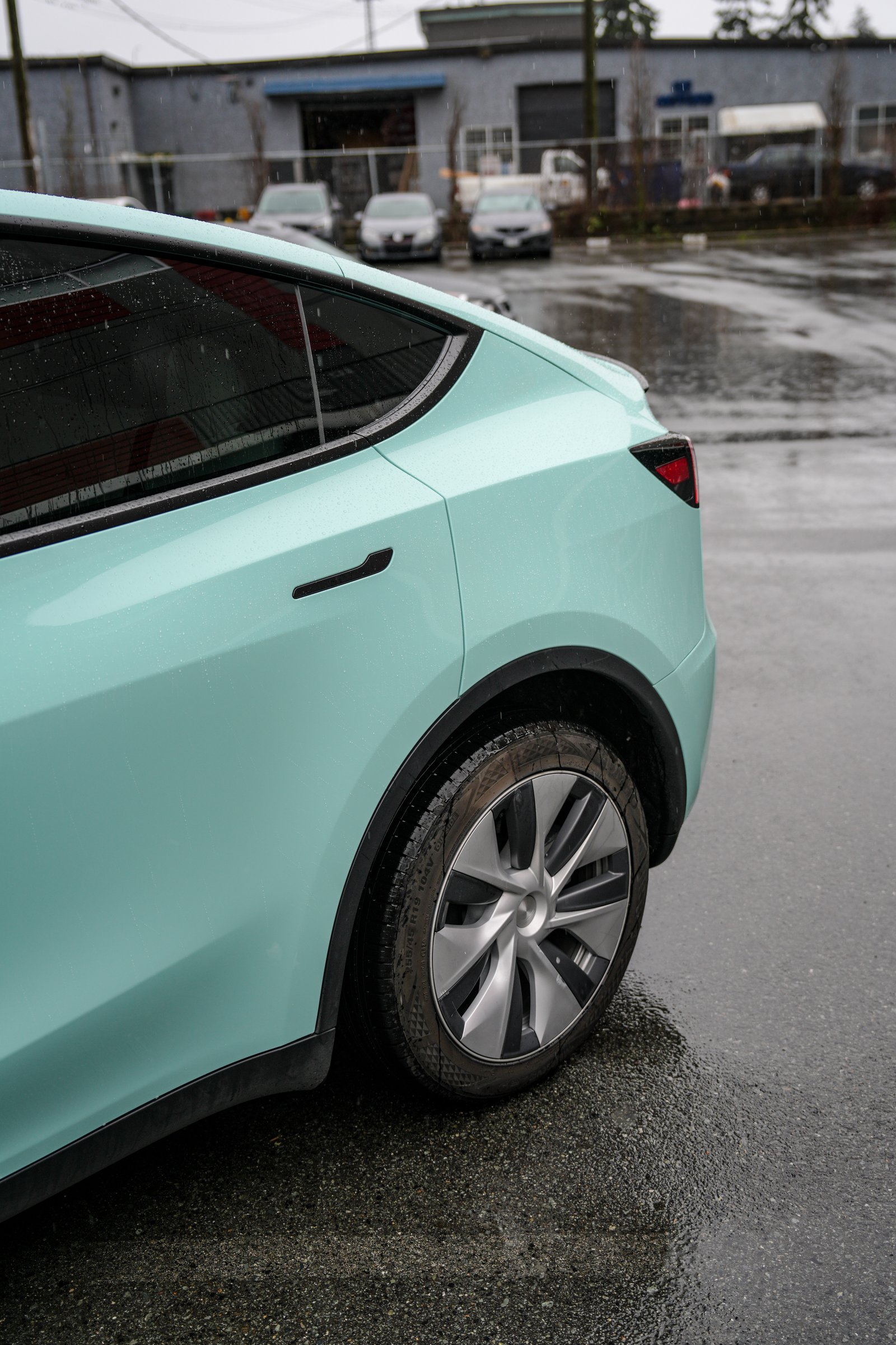 Tesla Model Y — Saga Green Color Change