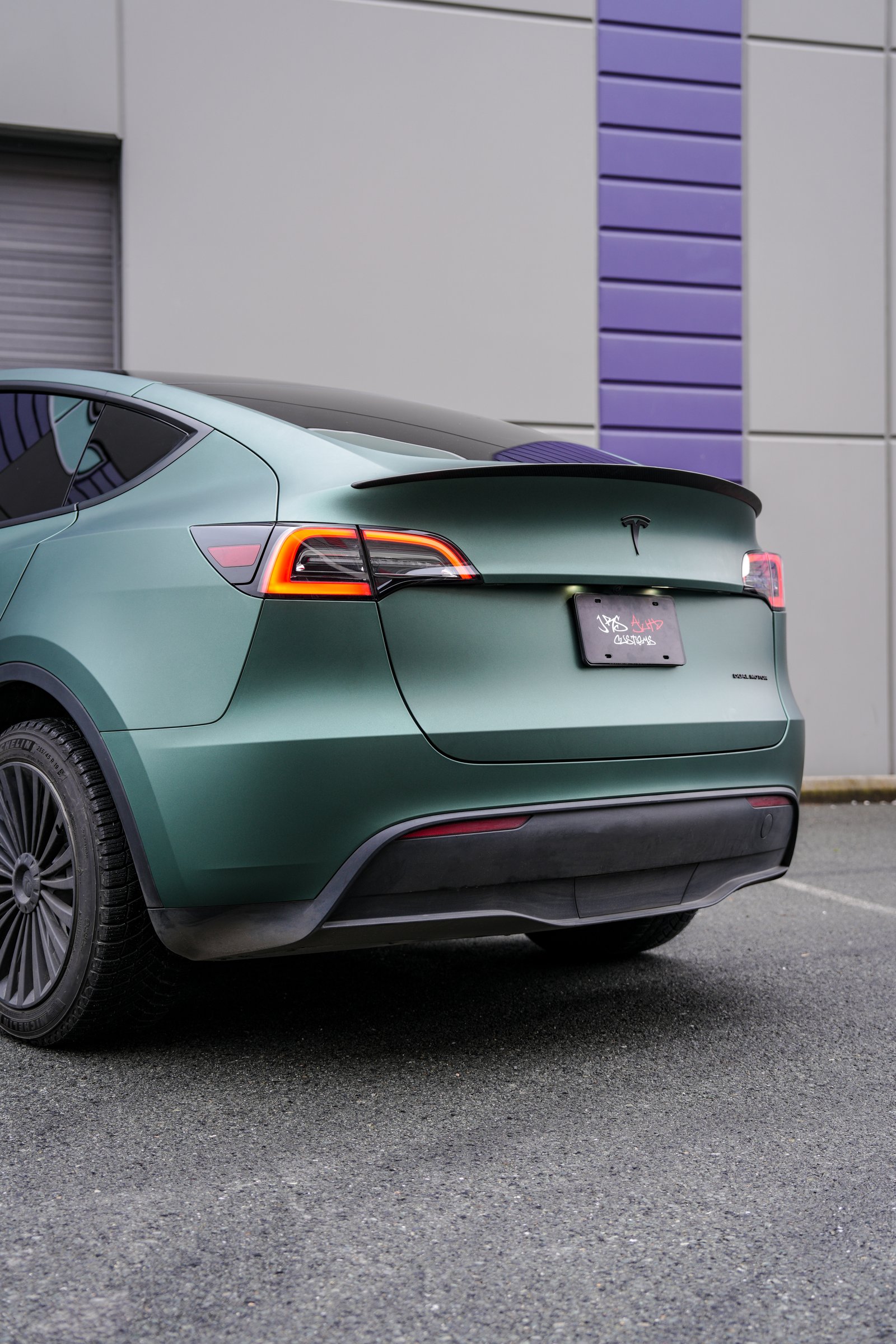 Tesla Model Y — Super Matte Turquoise Green Color Change